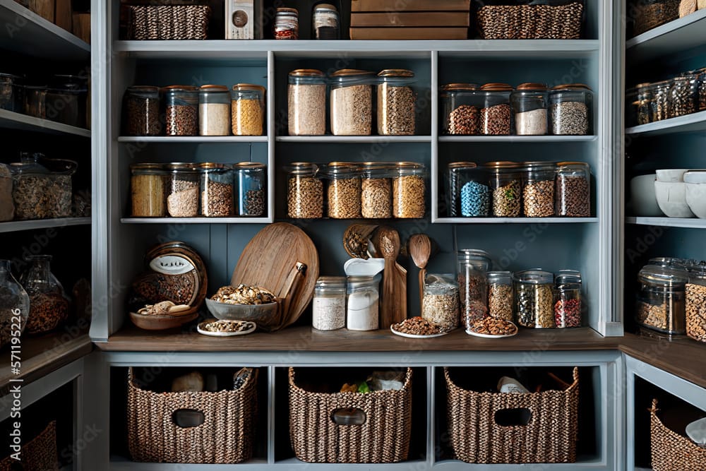 store flour - kitchen pantry food prep Storage